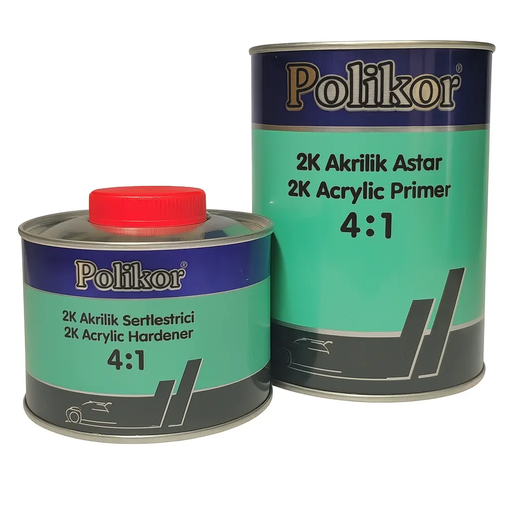 POLIKOR PRIMER APAREJO 2K HS AUTOMOTRIZ KIT POLIURETANO 4:1