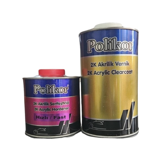 [KITPKCC1] Polikor Barniz Clear Laca PU Automotriz HS Kit 1.5 LT