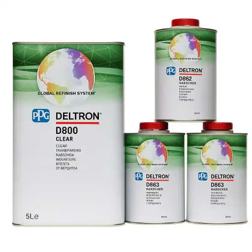[KITD8008LT] KIT PPG CLEAR D800 + CATA 863 RAPIDO ( 8LT )